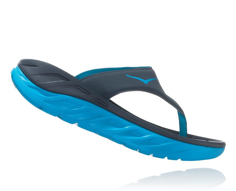 Hoka One One Ora Recovery Flip Sandaler Dam - Marinblå - FCYTM-4613